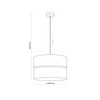 Lampa wisząca ECO 1xE27 380