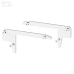 Komplet zaślepek bocznych białych P12-2 do osłonki C10 (2 szt bez otworu) (nr kat 77122102)