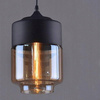 Lampa sufitowa wisząca szklana modern podłużna LED