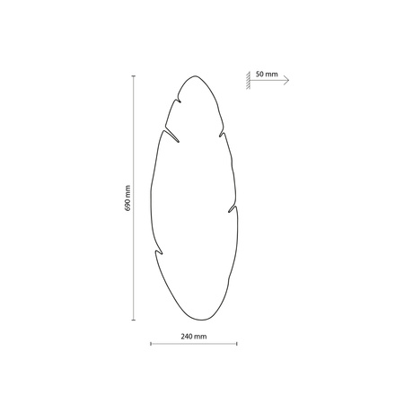 Kinkiet HOJA Wood 4xG9