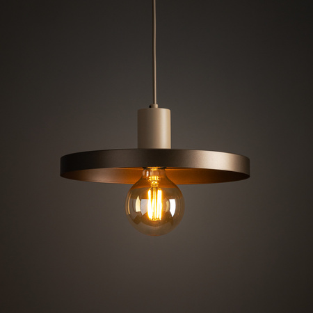 Tk Lighting SILA SABIA BROWN lampa wisząca 1XE27 300