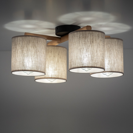 Lampa sufitowa DEVA NATURE 4xE27