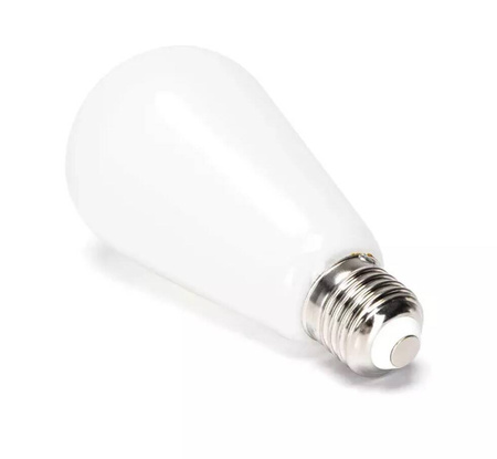 Żarówka Filamentowa mleczna LED ST64 E27 15W zimna