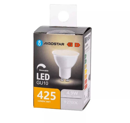 Żarówka LED GU10 4.9W 2700K ściemnialna