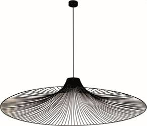 Druciana, designerska lampa z szerokim kloszem KP-09 z serii DOT