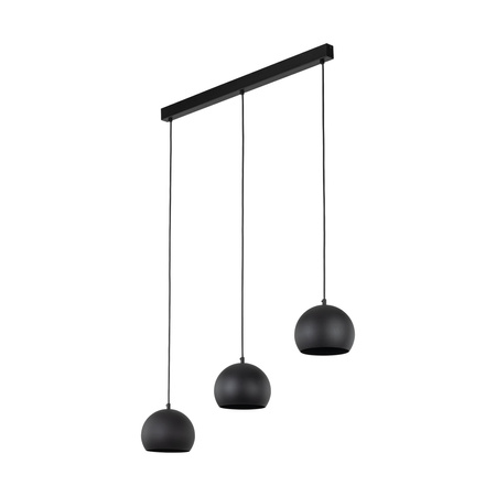 Lampa wisząca ZOE Black 3xE27 S