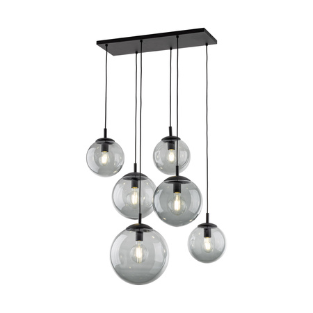 Lampa wisząca ESME Graphite 6xE27