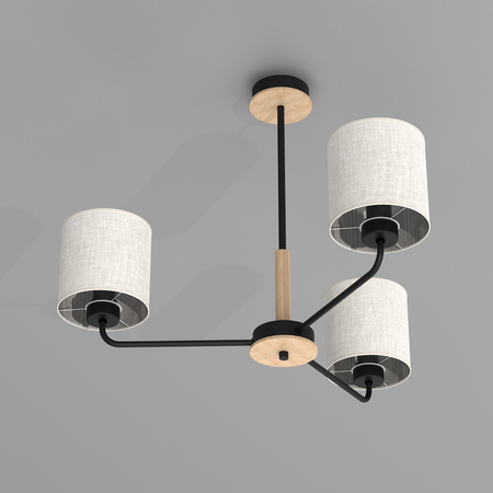 Żyrandol lampa sufitowa ATLANTA 3xE27 LEN