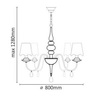 Lampa wisząca FABRIZIA-6 E14x6