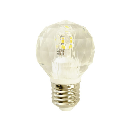 ŻARÓWKA KRYSZTAŁOWA LED 4,3W G45 E27 neutralna 4000K