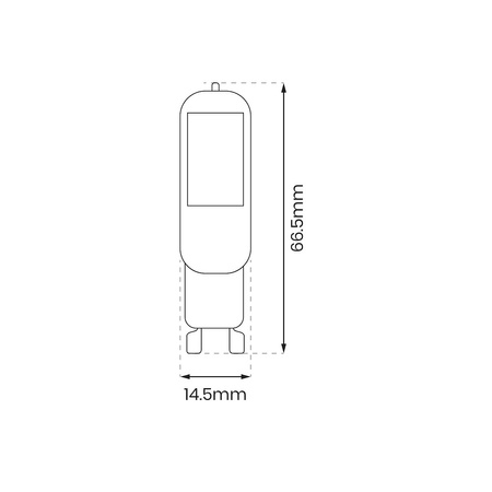 Żarówka COB LED 4W G9 4000K