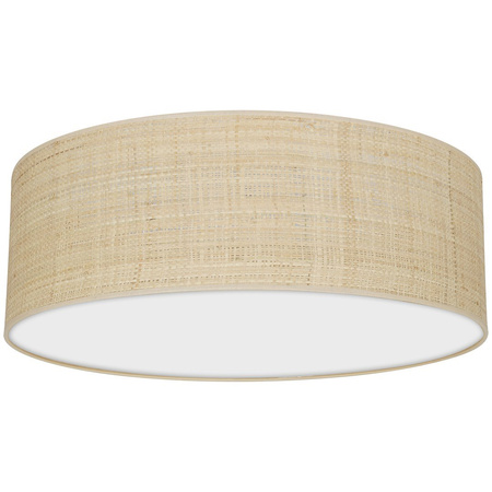 Lampa sufitowa MARSHALL WHITE / RATTAN 3xE27
