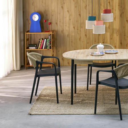 Lampa wisząca Duo JUTA Mix koło 3xE27