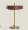 Metalowa Lampa Stołowa nocna 3,6W LED 3000K Korkor brązowa - złota