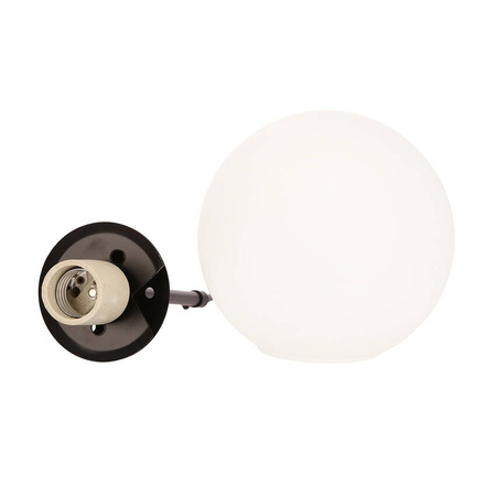 Pompei lampa wisząca czarny 3X40W E27 klosz biały 33-09609