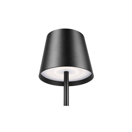 Lampa biurkowa Solio LED 4000K akumulator czarna