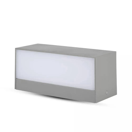 Oprawa Ścienna V-TAC 12W LED Góra Dół Szara IP65 VT-8057 4000K 1150lm