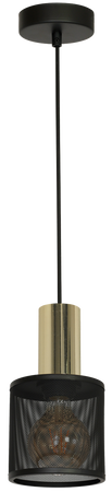 Lampa Wisząca ARES GOLD 1xE27