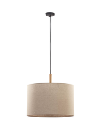 Lampa wisząca lniana Deva Nature 1xE27