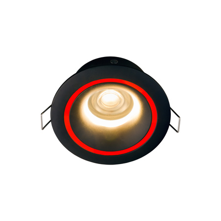 Nowodvorski Lampa punktowa podtynkowa czarna FOXTROT