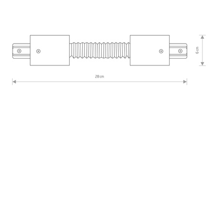 Nowodvorski Akcesoria PROFILE RECESSED FLEX CONNECTOR 