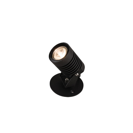 Nowodvorski Lampa ścienna zewnętrzna natynkowa czarna SPIKE LED S 