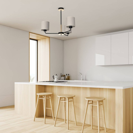 Żyrandol lampa sufitowa ATLANTA 3xE27 LEN
