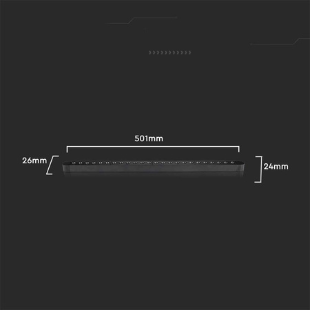 Oprawa Szynosystem Magnetyczny 48V V-TAC 22W LED 35st VT-4222 6400K 1900lm 3 Lata Gwarancji