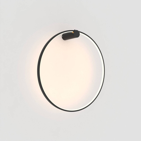 Mirror kinkiet mały czarny LP-999/1W S BK