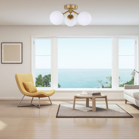 Light prestige Dorado 3 plafon złoty LP-002/3C