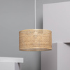 Naturalna lampa wisząca rattanowa E27 Boho Mampa