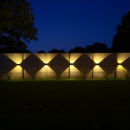 Kinkiet Solarny elewacyjny Wings 50lm ciepła 3000K