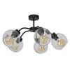 Szklana Lampa sufitowa SOFIA CLEAR 5xE27