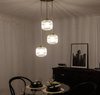 Lampa Wisząca ze Szkła Tri Wilde 3xE27