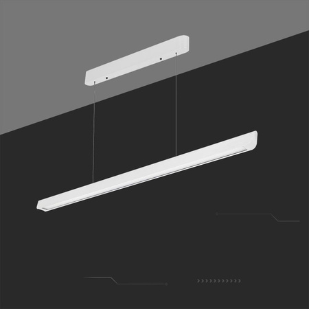 Oprawa V-TAC LED Linear SAMSUNG CHIP LIFUD Driver 36W 100st CCT Zwieszana 120cm Biała VT-7-35 3000K-4000K-6400K 2880lm 5 Lat Gwarancji