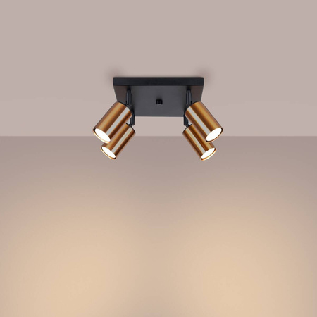 Lampa sufitowa PICO BLACK 4xGU10