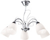 Pięcioramienny żyrandol do stylowego salonu K-JSL-6218/5 CHR z serii ARON