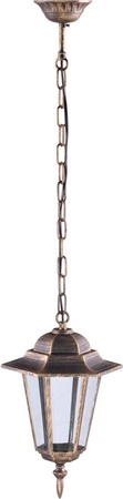 Lampa ogrodowa wisząca K-5009H CZARNY/ZŁOTY z serii STANDARD