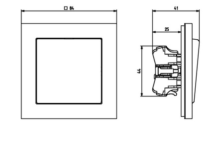 Ospel Sonata Kaszmir Łącznik zwierny ŁP-21R/m/82