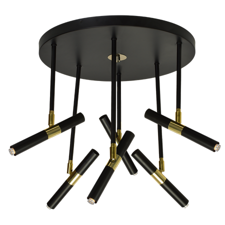 Lampa sufitowa MONZA BLACK / GOLD 5xG9 8W