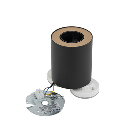 Nowodvorski Lampa punktowa natynkowa czarna SET