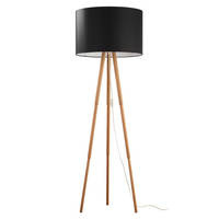 Lampa podłogowa TOKYO BLACK E27 Sosna