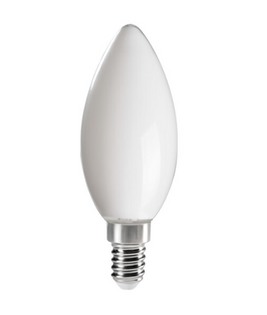Żarówka Led dekoracyjna XLED E14 C35 6W świeczka 4000K mleczna