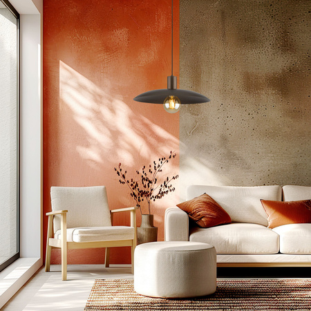 Tk Lighting ASTRA BROWN lampa wisząca 1XE27 