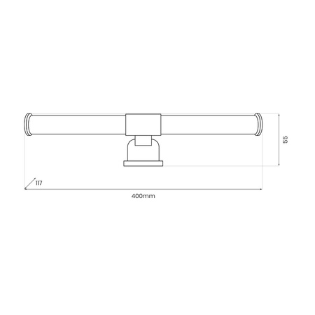 Kinkiet łazienkowy APA black 6W LED