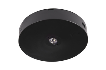 Oprawa sieciowo-awaryjna natynkowa Starlet Round SOH 350 CB IP20 [BLK] / współpraca z centralną baterią / soczewka otwarta do pomieszczeń wysokich / 90730