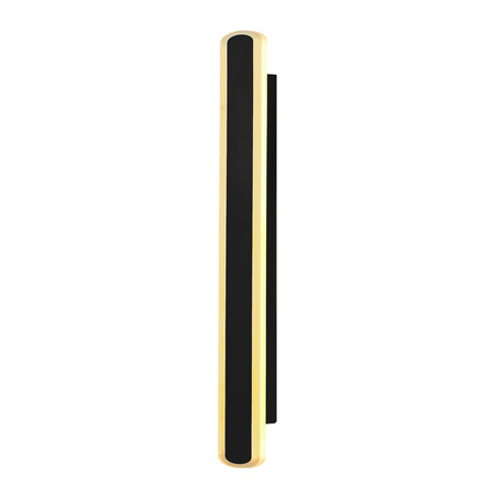STICK lampa ścienna zewnetrzna L-60 czarny 20W  klosz opal IP65