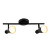 Lampa ścienno-sufitowa ruchoma LED BERG 2 Czarna 3000K