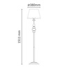 Lampa podłogowa FABRIZIA E27