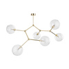Lampa sufitowa FAIRY Gold 6xG9
